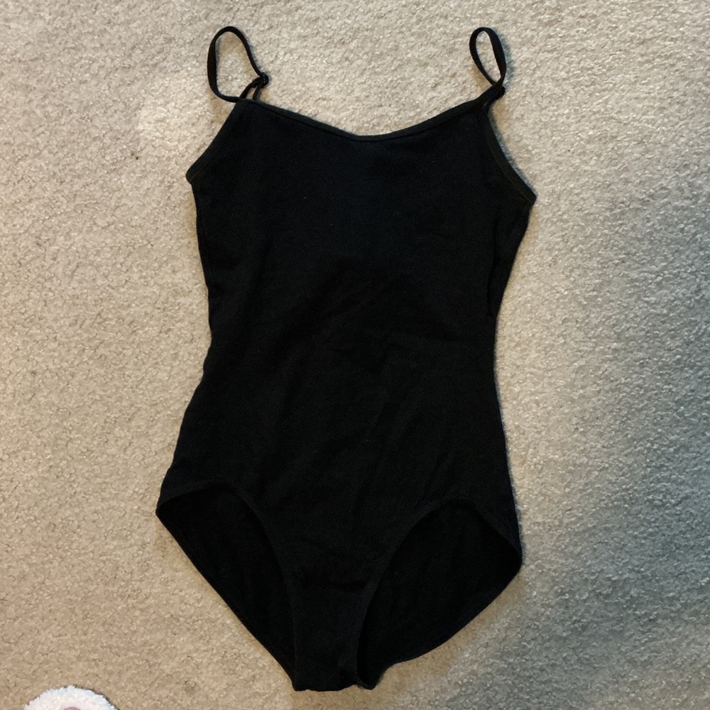 Capezio Black Kids Bodysuit
